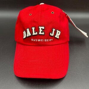 Chase Authentics Nascar Dale Jr. Budweiser Adjustable Red Hat